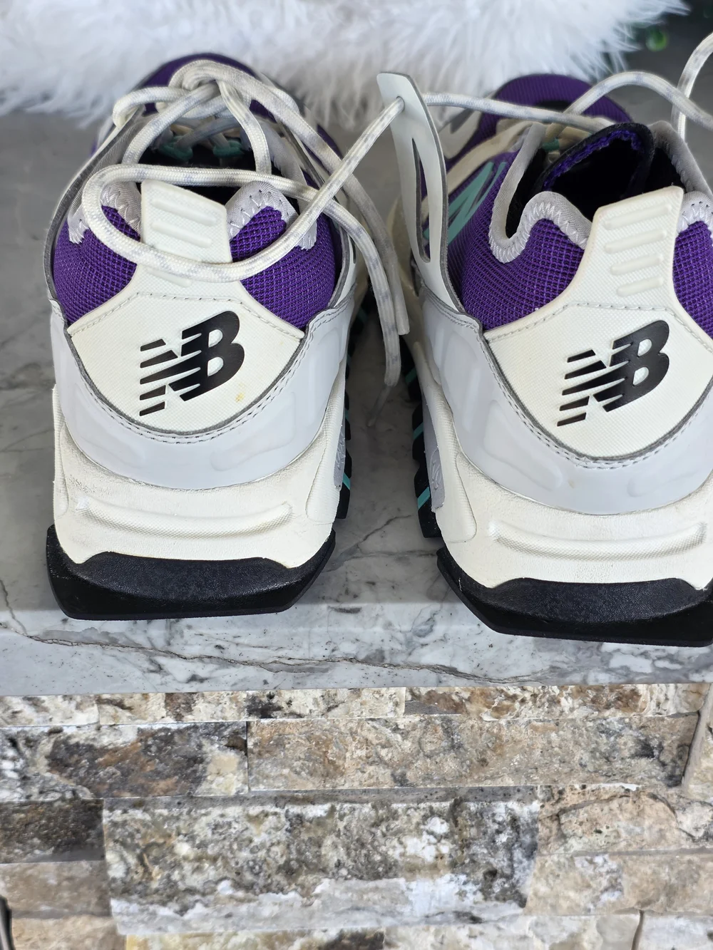 New Balance Purple & Teal Trail Sneakers - Picture 6 of 7